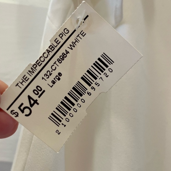 White Blouse from the Impeccable Pig, Size Large - Picture 3 of 3